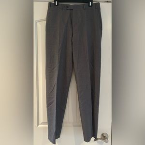 Saks Fifth Avenue Canali 1934 Tessuto Gray Dress Pants Size 32